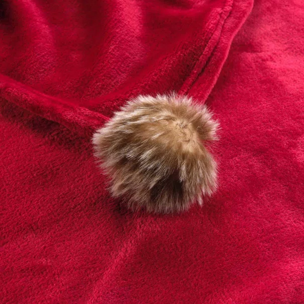 Κουβέρτα Καναπέ Fleece (125x150) L-C Snowy Rouge 1611405