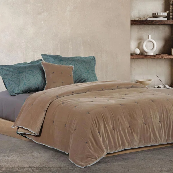 Κουβερλί Υπέρδιπλο (230x240) Nef-Nef Homeware Elements Arctic Greige