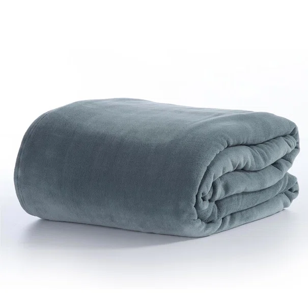 Κουβέρτα Fleece Μονή (160x220) Nef-Nef Homeware Cosy Dusty Blue