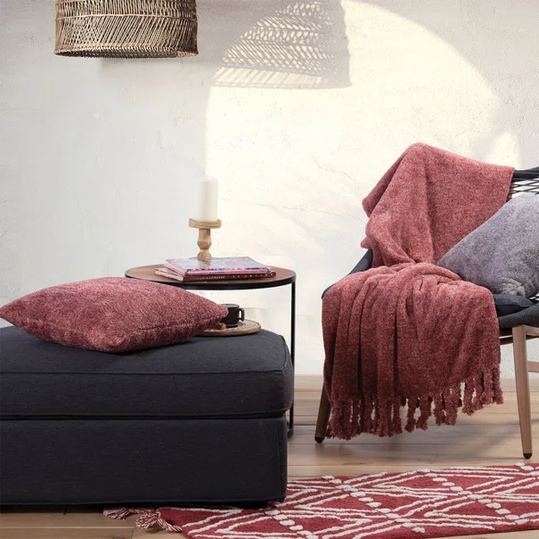 Διακοσμητικό Μαξιλάρι Γούνινο (45x45) Nef-Nef Homeware Cationing Paprica