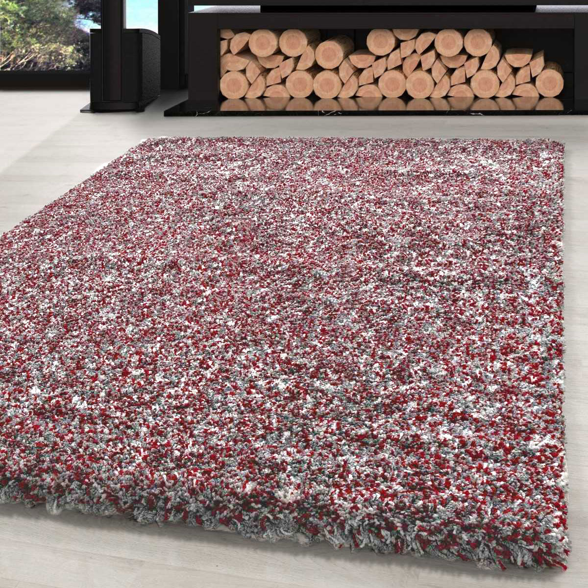 Χαλί (133x190) Spitishop Lanudo 4500A Red