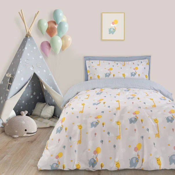 Παπλωματοθήκη Μονή (Σετ 160x240) 2 Όψεων Das Home Kids Line 4824