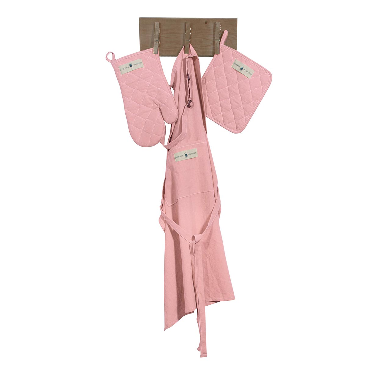 Σετ Κουζίνας 3τμχ Greenwich Polo Club Essential 2639 Pink
