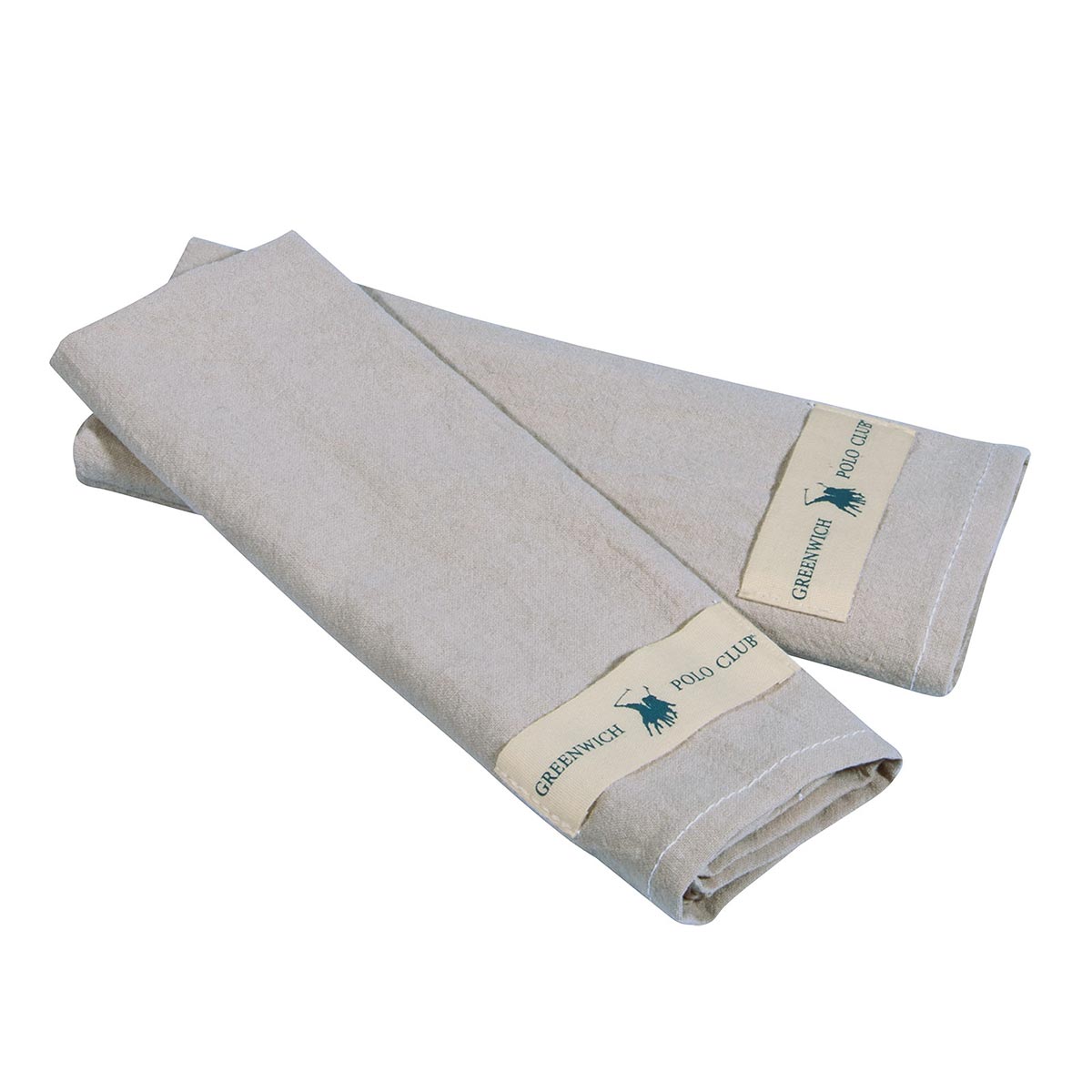 Ποτηρόπανα (Σετ 2τμχ) Greenwich Polo Club Essential 2638 Grey