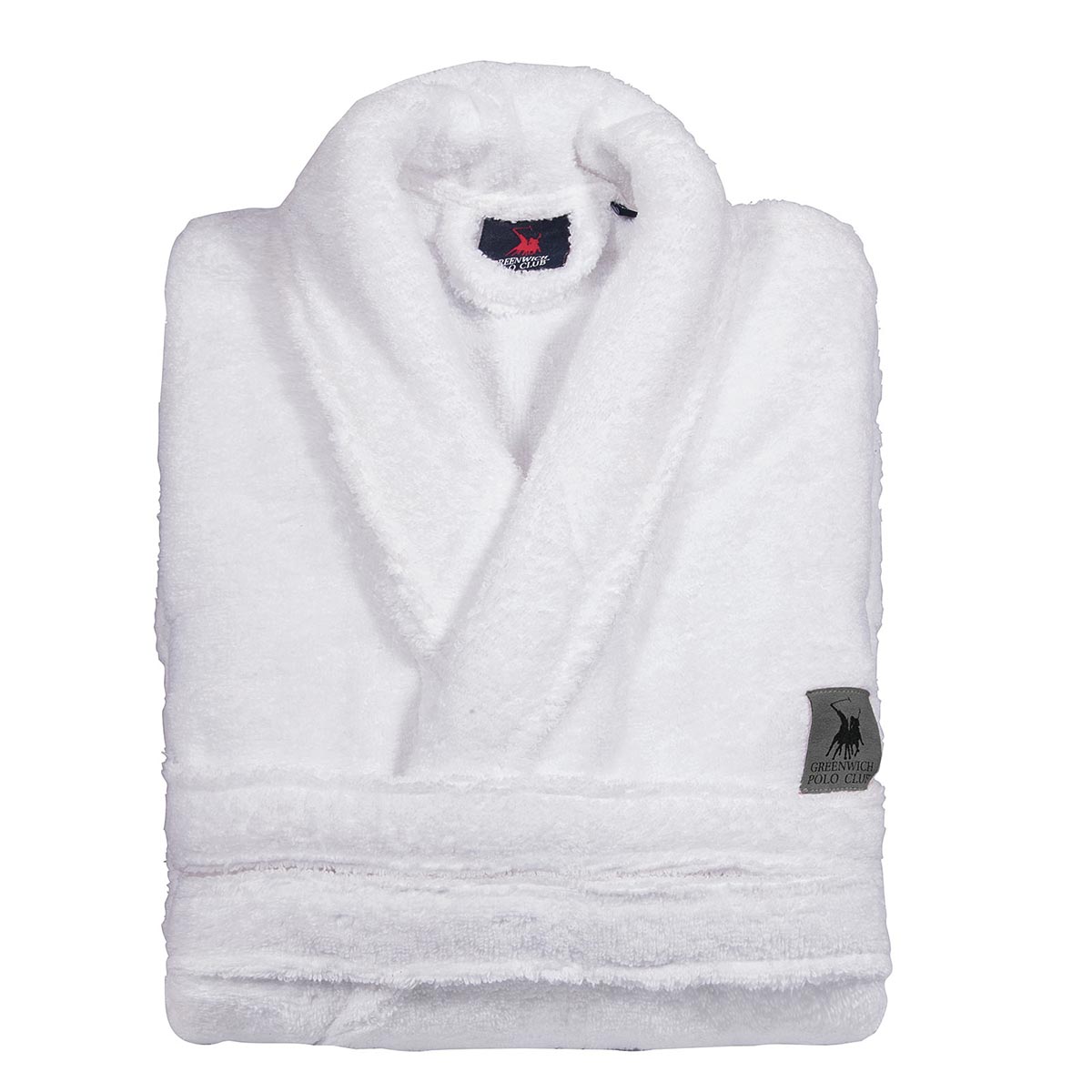 Μπουρνούζι Greenwich Polo Club Cozy 3200 White Λευκά Είδη Μπάνιου Μπουρνούζια Ανδρικά Spitishop