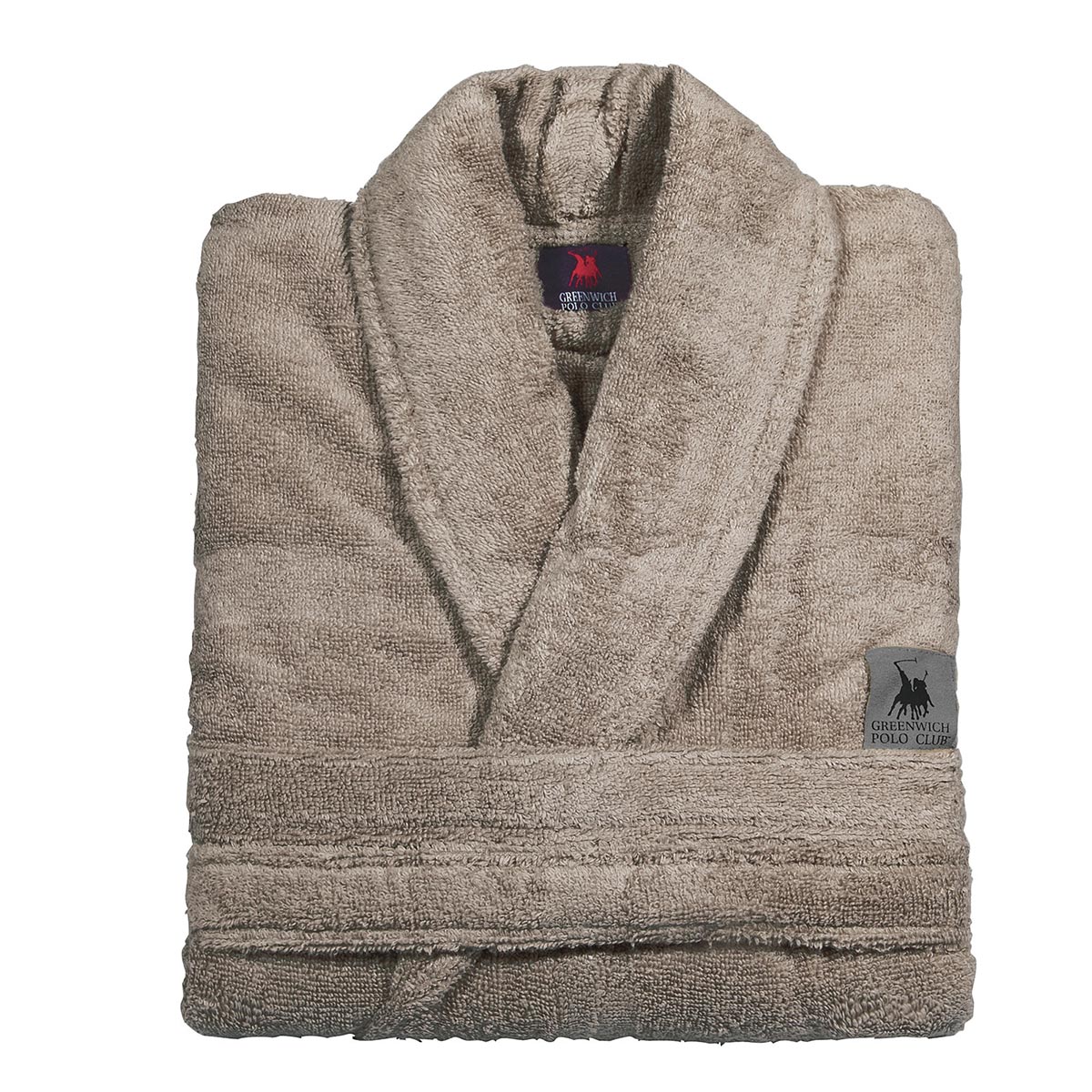 Μπουρνούζι Greenwich Polo Club Cozy 3202 Grey Λευκά Είδη Μπάνιου Μπουρνούζια Ανδρικά Spitishop