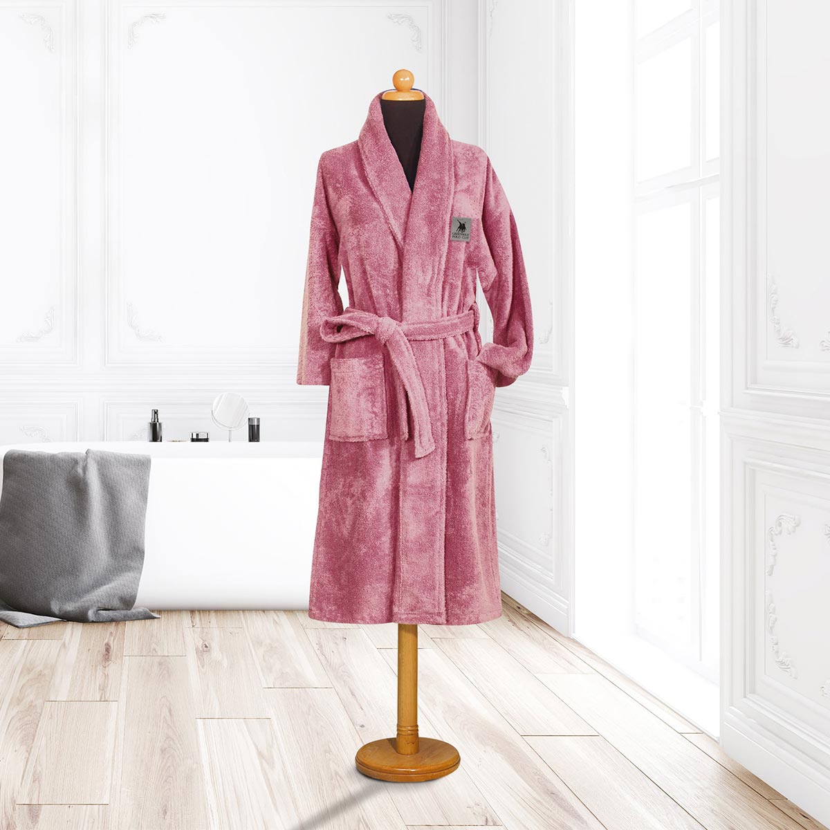 Μπουρνούζι Greenwich Polo Club Cozy 3207 Pink