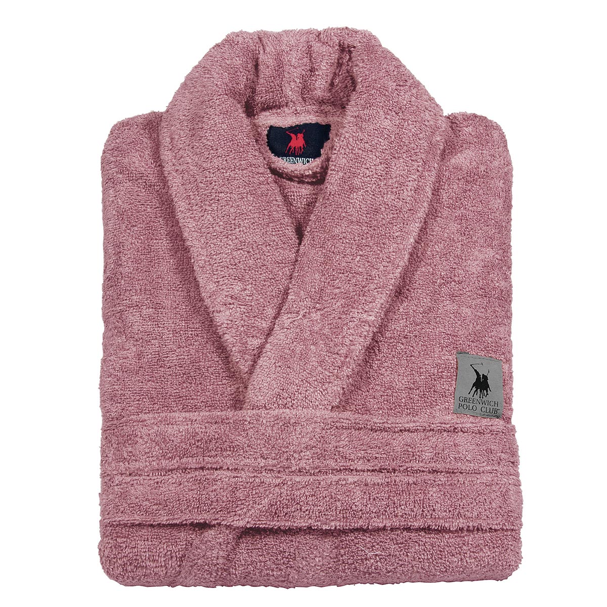 Μπουρνούζι Greenwich Polo Club Cozy 3207 Pink Λευκά Είδη Μπάνιου Μπουρνούζια Γυναικεία Spitishop