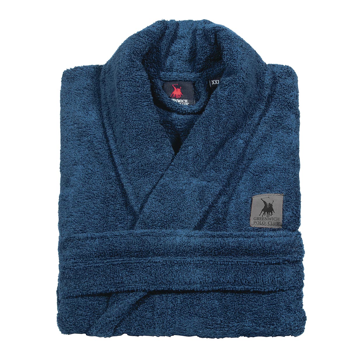Μπουρνούζι Greenwich Polo Club Cozy 3206 Blue Λευκά Είδη Μπάνιου Μπουρνούζια Ανδρικά Spitishop