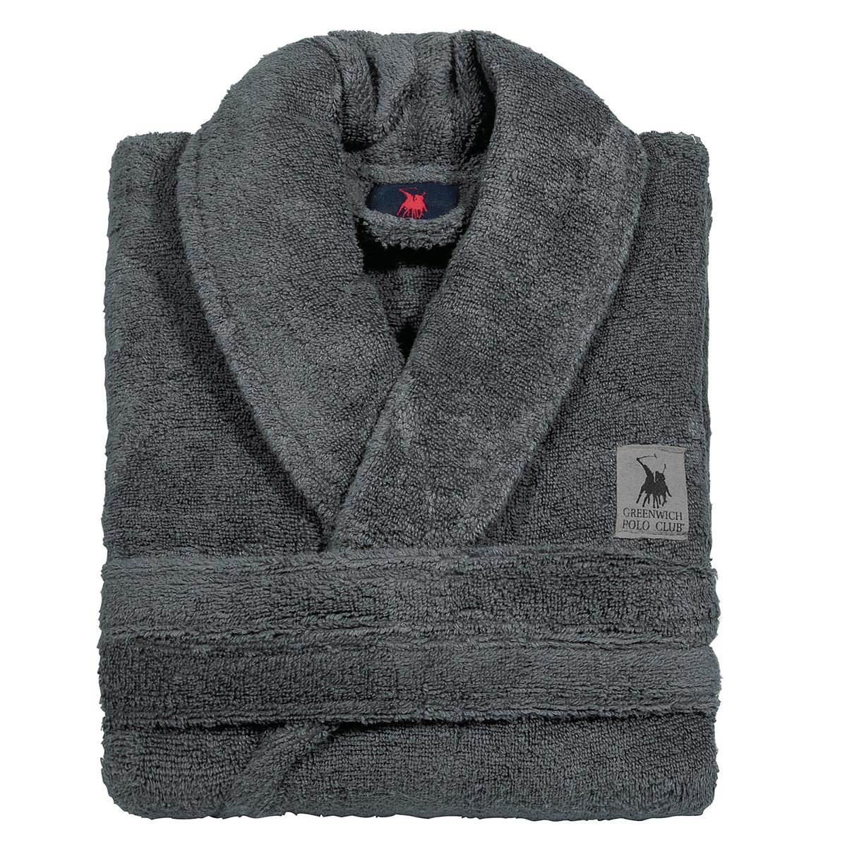 Μπουρνούζι Greenwich Polo Club Cozy 3203 Grey Λευκά Είδη Μπάνιου Μπουρνούζια Ανδρικά Spitishop