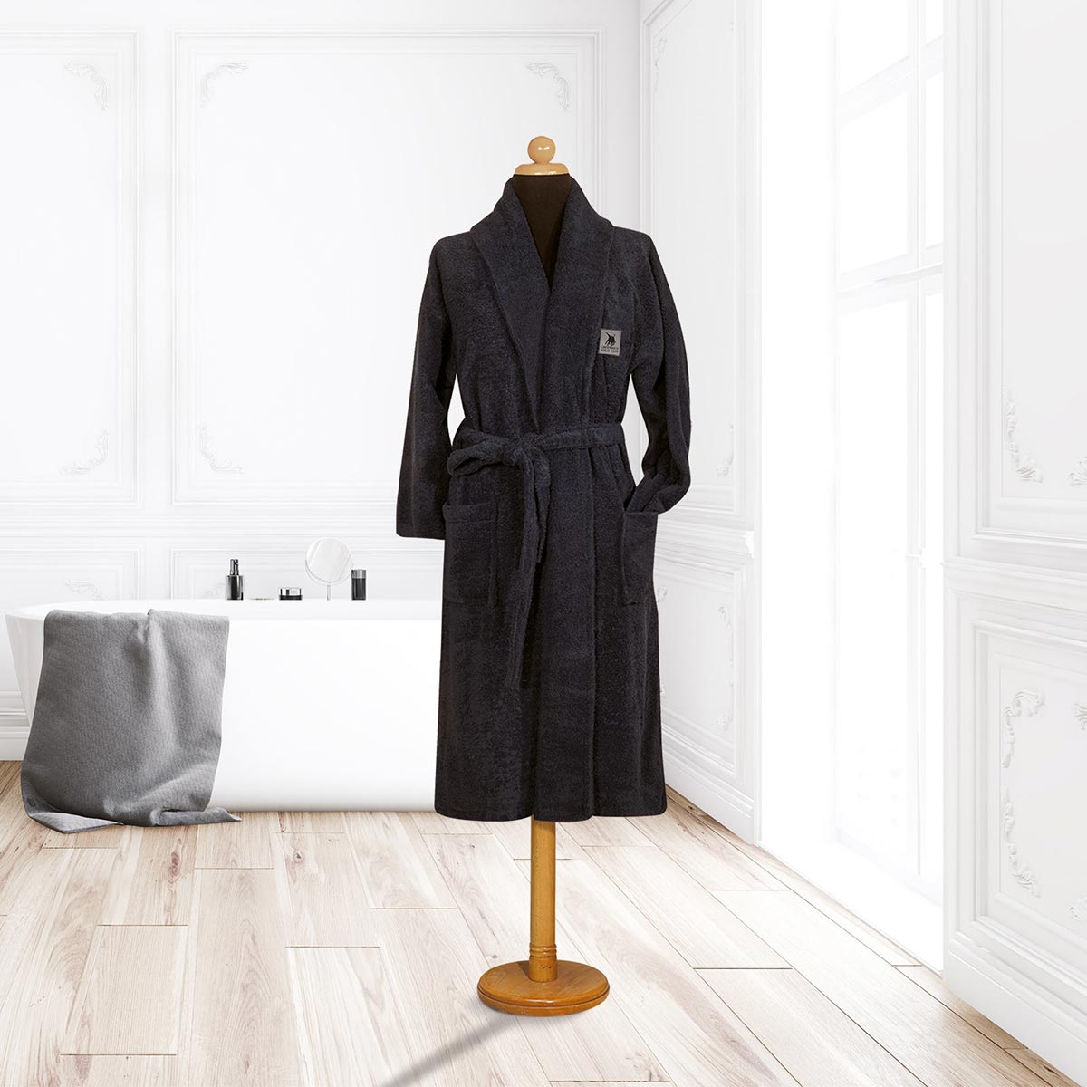 Μπουρνούζι Greenwich Polo Club Cozy 3204 Black