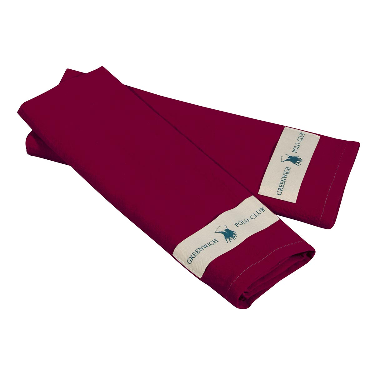 Ποτηρόπανα (Σετ 2τμχ) Greenwich Polo Club Essential 2641 Bordo