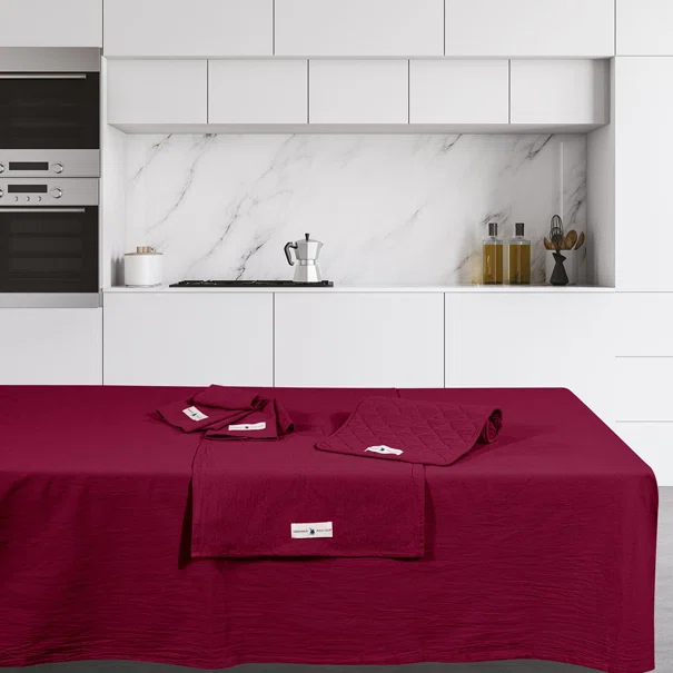 Ποτηρόπανα (Σετ 2τμχ) Greenwich Polo Club Essential 2641 Bordo
