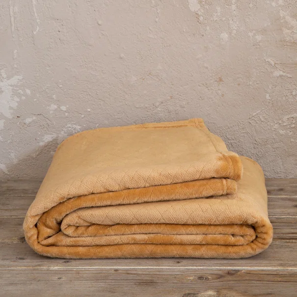 Ριχτάρι Καναπέ Τριθέσιου Fleece (180x300) Kocoon Cosy Beige