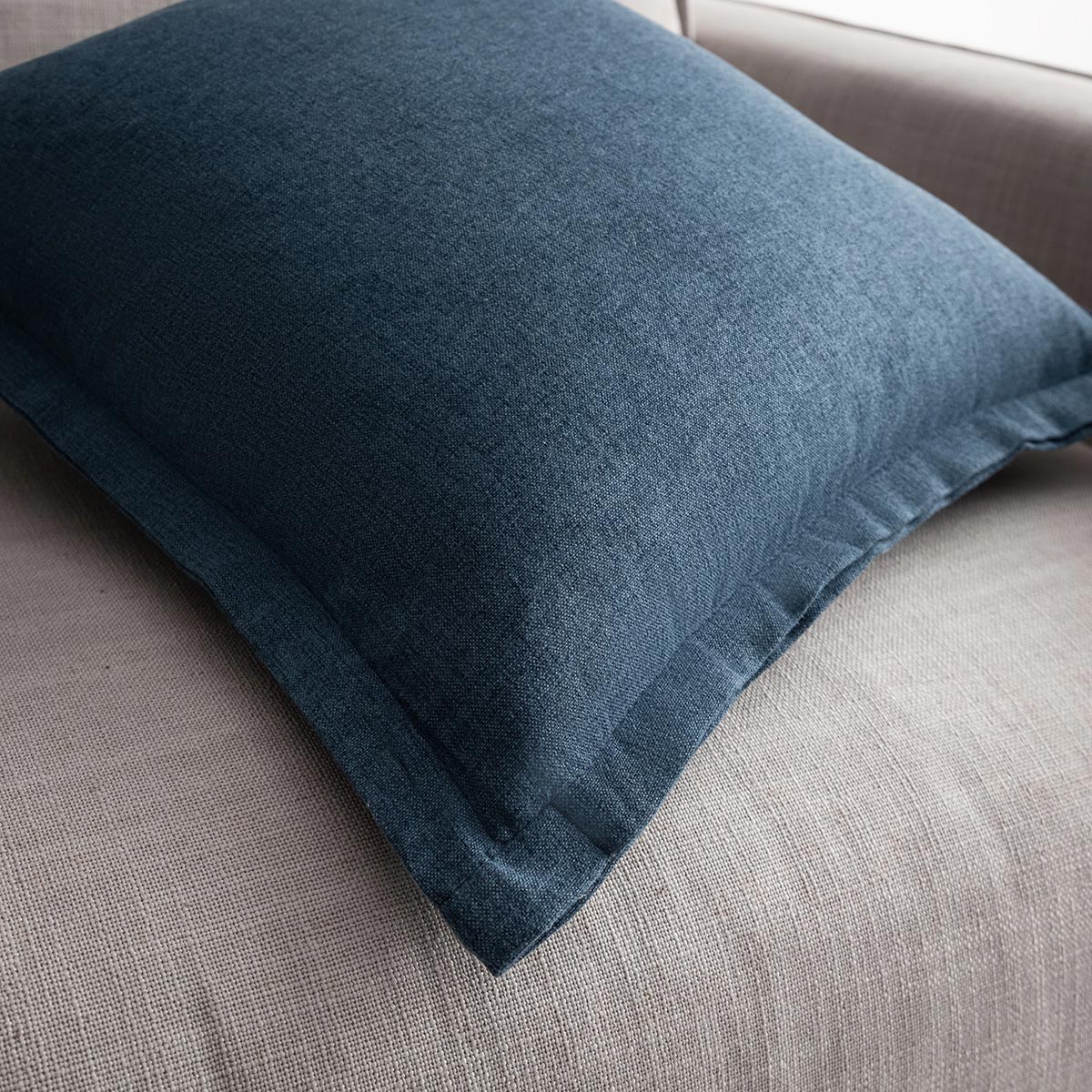 Διακοσμητική Μαξιλαροθήκη (43x43) Gofis Home Isolde Jean Blue 460/09