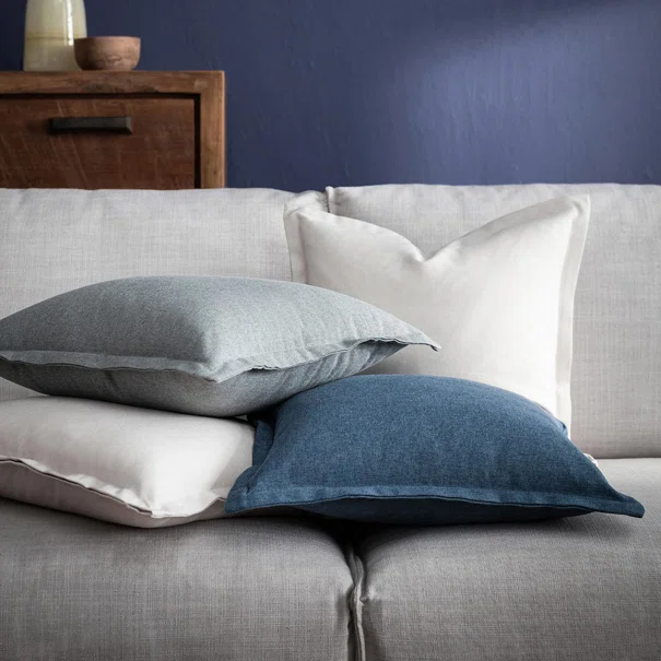 Διακοσμητική Μαξιλαροθήκη (43x43) Gofis Home Isolde Jean Blue 460/09