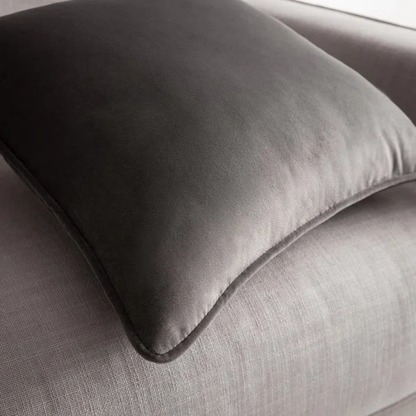 Διακοσμητική Μαξιλαροθήκη Βελουτέ (43x43) Gofis Home Winter Shadow Grey 711/48