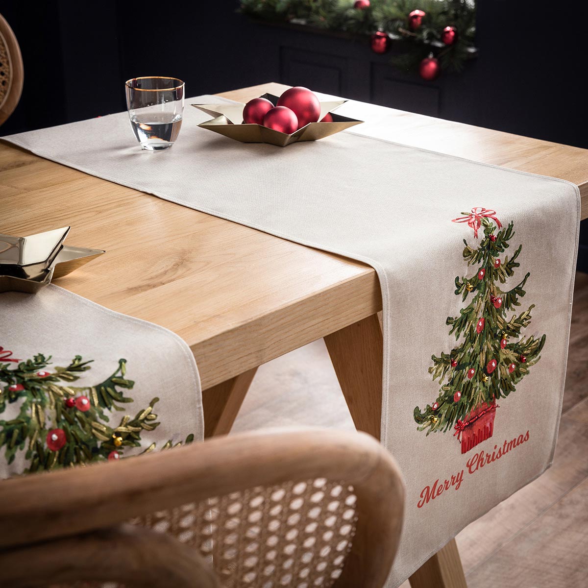 Χριστουγεννιάτικη Τραβέρσα (40X160) Gofis Home 359 Χριστουγεννιάτικα Χριστουγεννιάτικες Τραβέρσες Spitishop