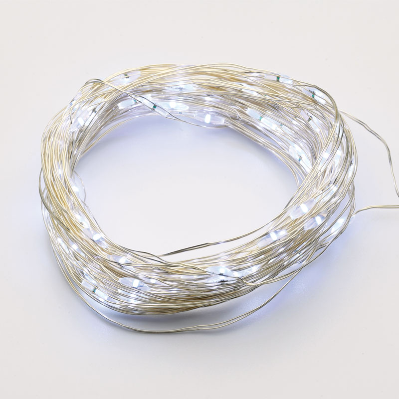 Διακοσμητική Γιρλάντα Μπαταρίας Με 20 LED Φωτάκια Aca Cool White X0120211