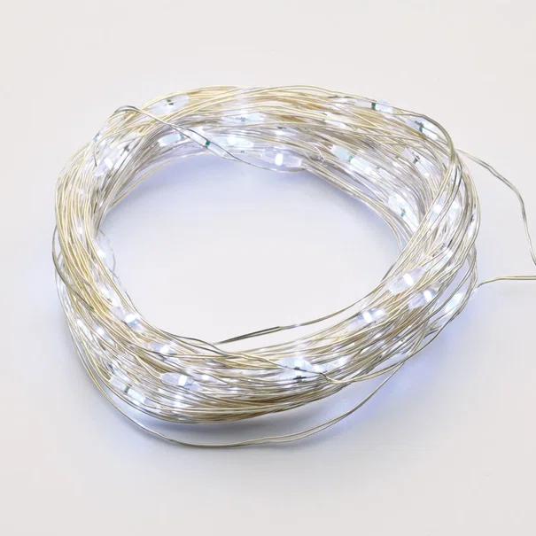 Διακοσμητική Γιρλάντα Μπαταρίας Με 20 LED Φωτάκια Aca Cool White X0120211