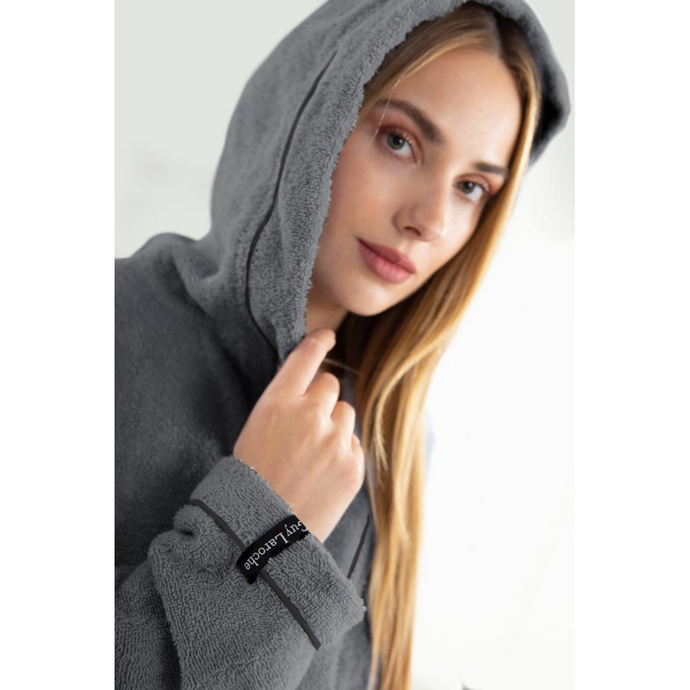 Μπουρνούζι Guy Laroche Casual Titanium Λευκά Είδη Μπάνιου Μπουρνούζια Ανδρικά Spitishop