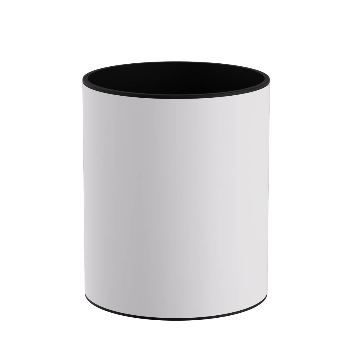 Καλάθι Απορριμμάτων (Φ20x24) Pam & Co 6lt 2024-033 White Matt