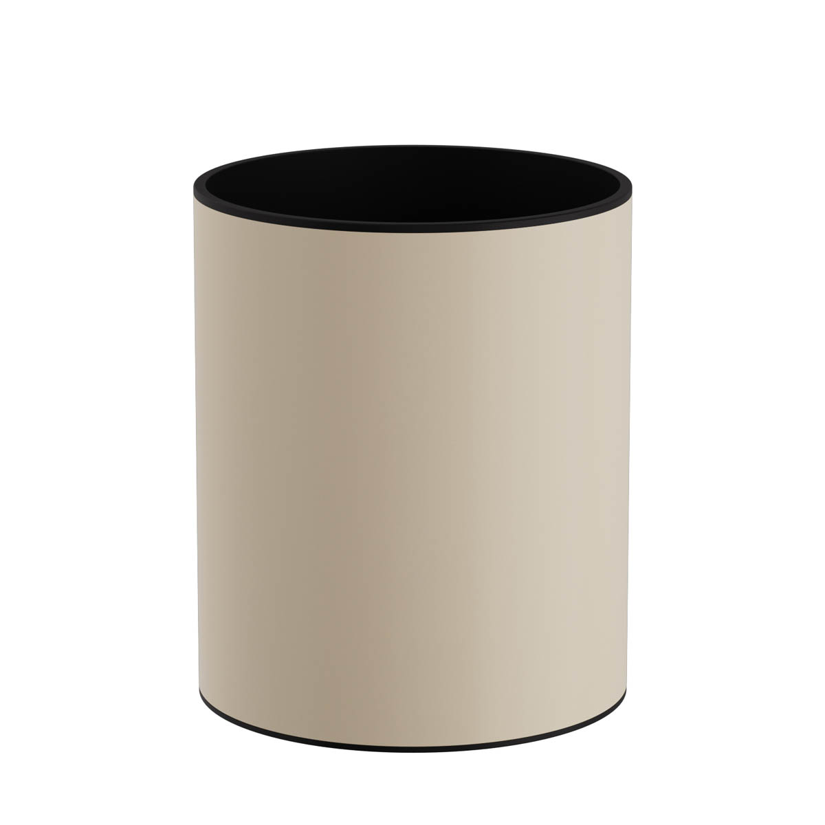 Καλάθι Απορριμμάτων (Φ20x24) Pam & Co 6lt 2024-703 Ivory Matt