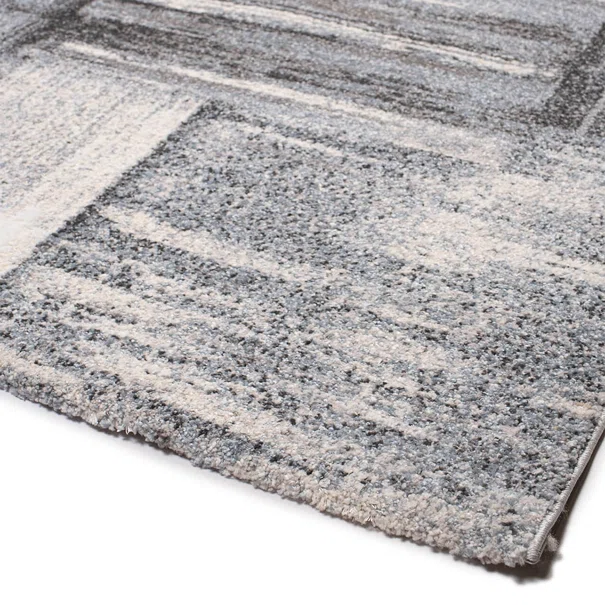 Χαλί Διαδρόμου (80x150) Βιοκαρπέτ Alva 3568A/78 Blue L.Grey