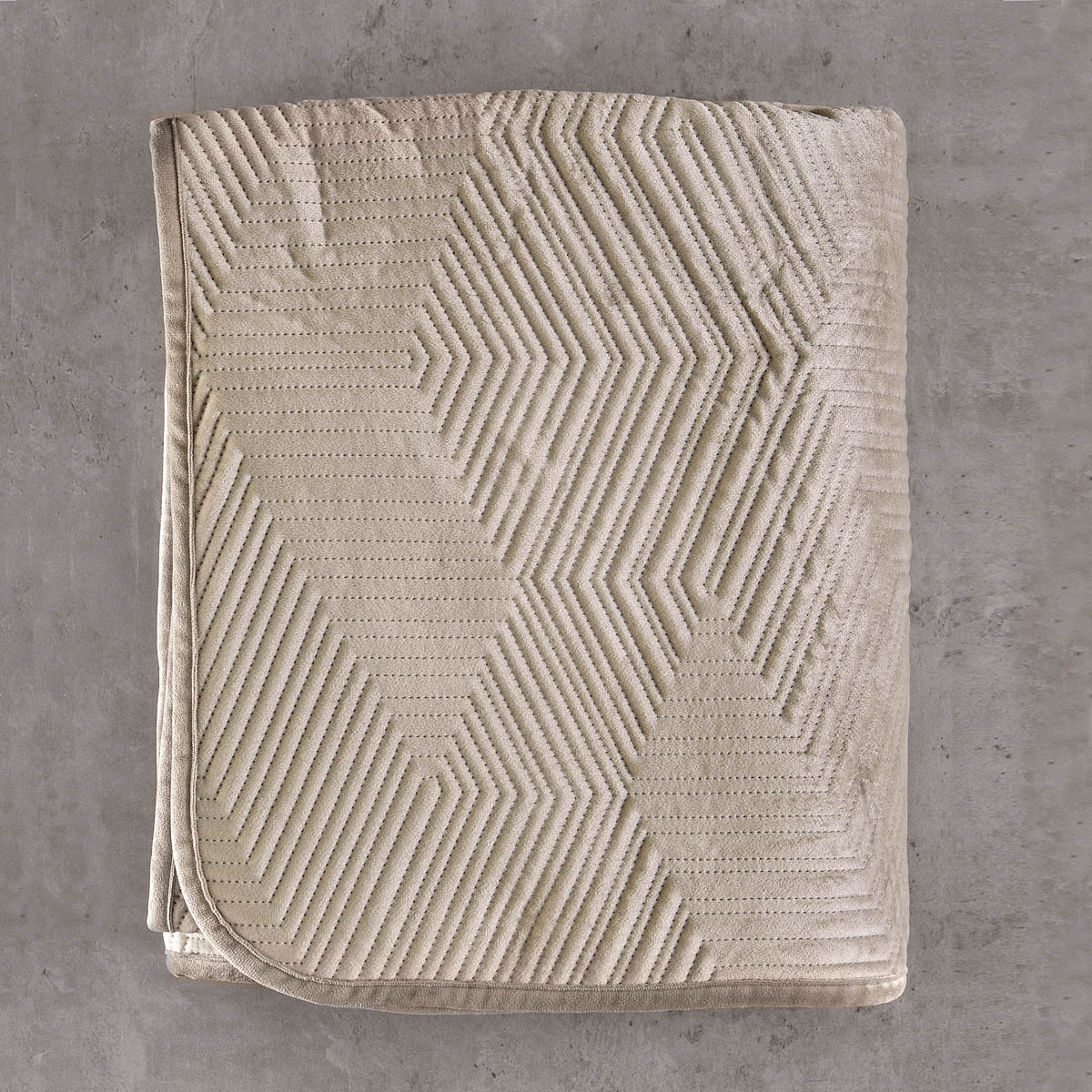 Ριχτάρι Πολυθρόνας Βελουτέ (160X180) Rythmos Selma Beige Λευκά Είδη Σαλονιού Ριχτάρια Καναπέ Χειμερινά Spitishop