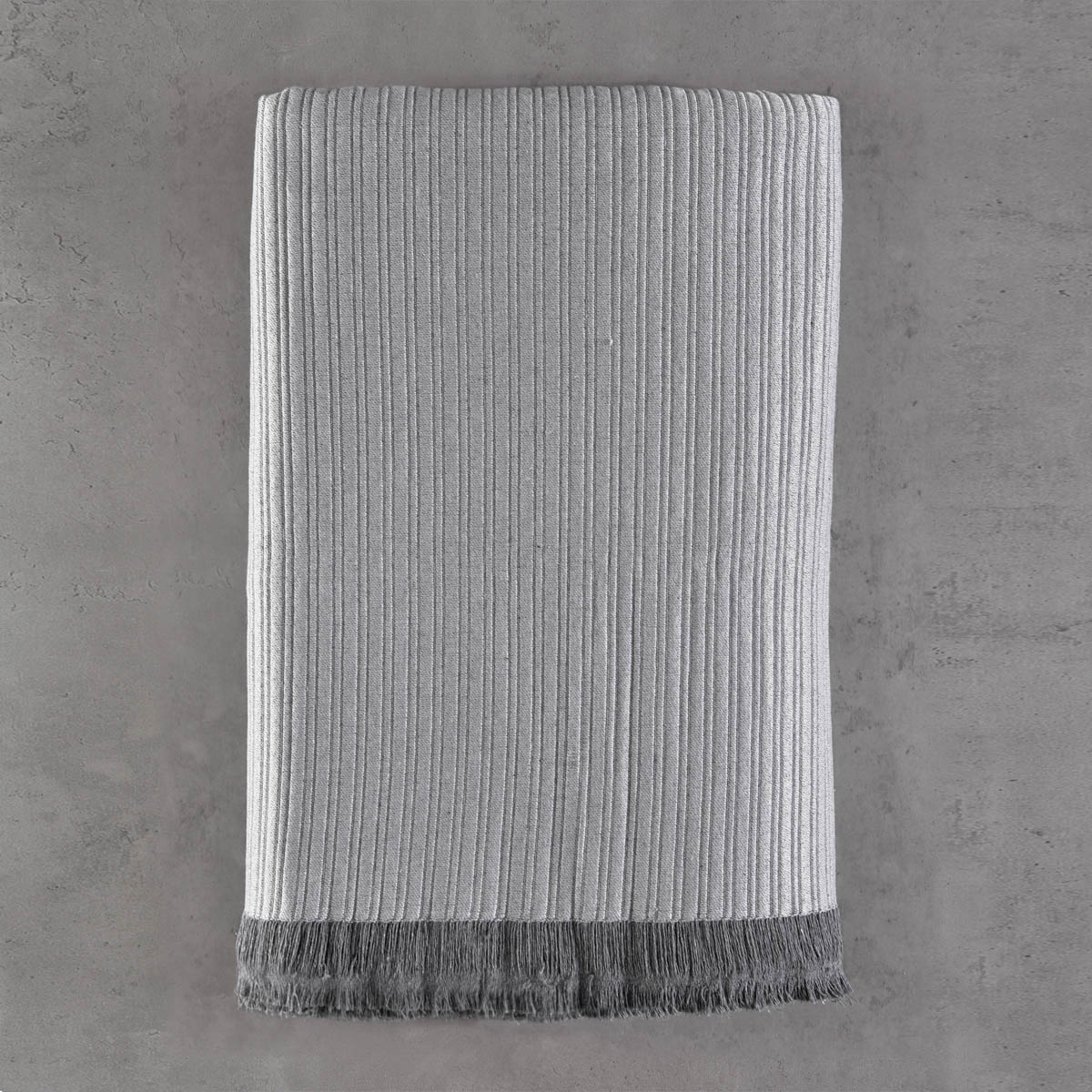 Ριχτάρι Πολυθρόνας (160X180) Rythmos Lines Grey Outlet Λευκά Είδη Σαλονιού Ριχτάρια Καναπέ Spitishop