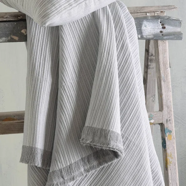 Ριχτάρι Καναπέ Τετραθέσιου (180x330) Rythmos Lines Light Grey