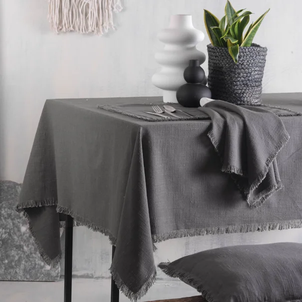Τραπεζομάντηλο (150x220) Rythmos Merit Grey