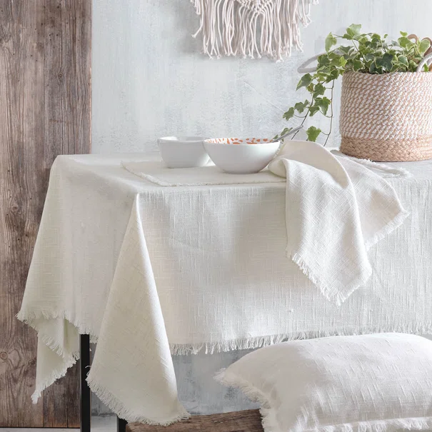 Τραπεζομάντηλο (170x270) Rythmos Merit Off White