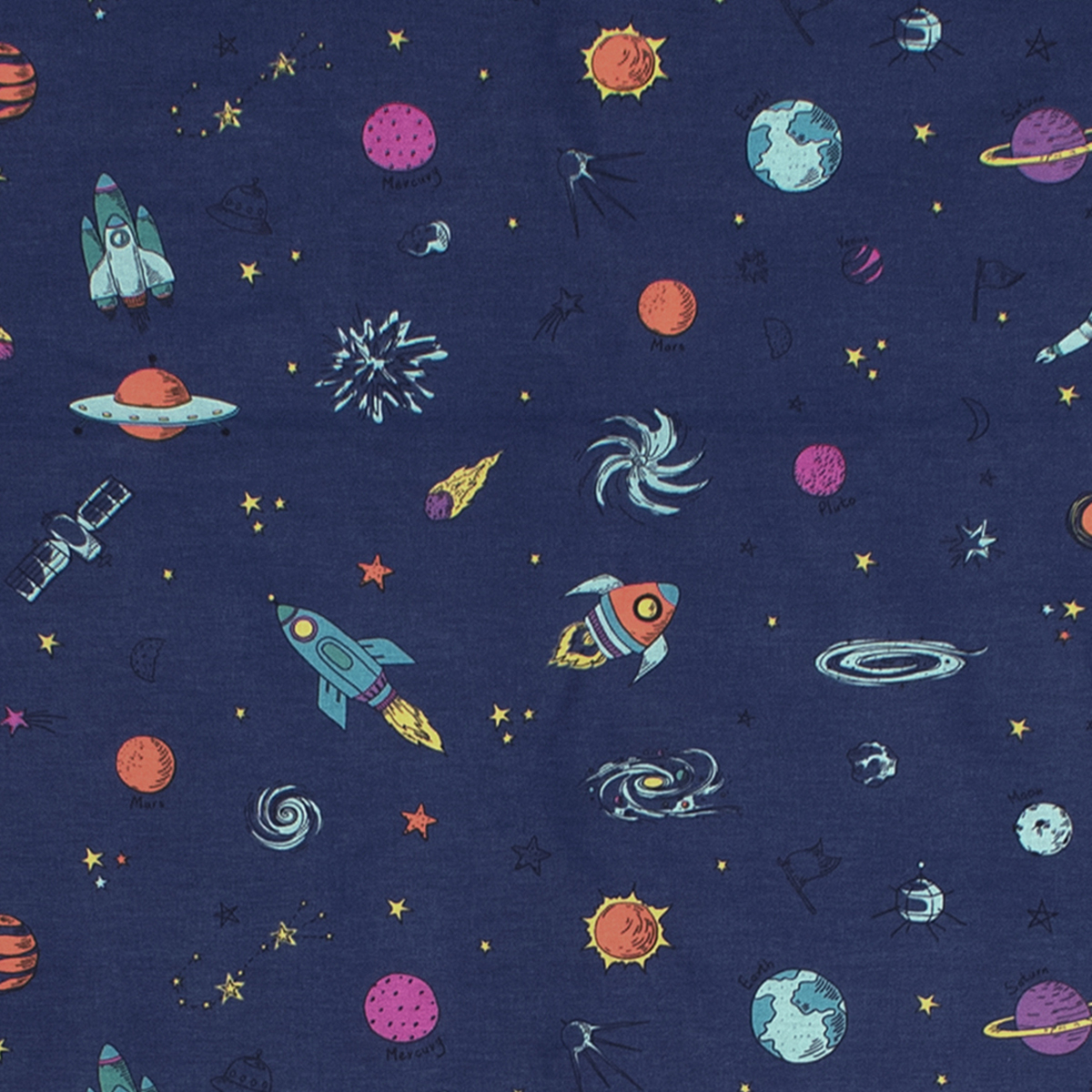 Παπλωματοθήκη Κούνιας (120X160) Dimcol Space 189 Blue Βρεφικά Προίκα Μωρού Παπλωματοθήκες Βρεφικές Spitishop