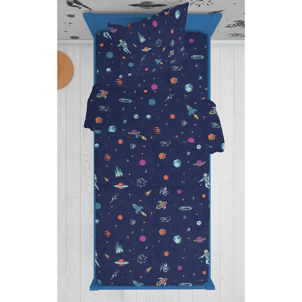 Πάπλωμα Μονό (160x240) Dimcol Space 189 Blue