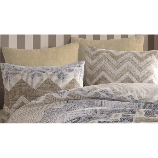 Μαξιλαροθήκη (50x70) Dimcol Αθηνά 406 Beige
