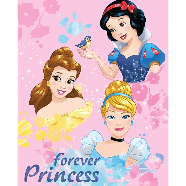 Κουβέρτα Fleece Κούνιας (130x170) Dimcol Disney Princess 045