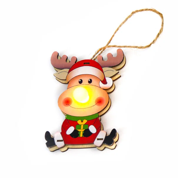 Στολίδι Χριστουγεννιάτικο Με Led (7x10) Aca Reindeer X0711669