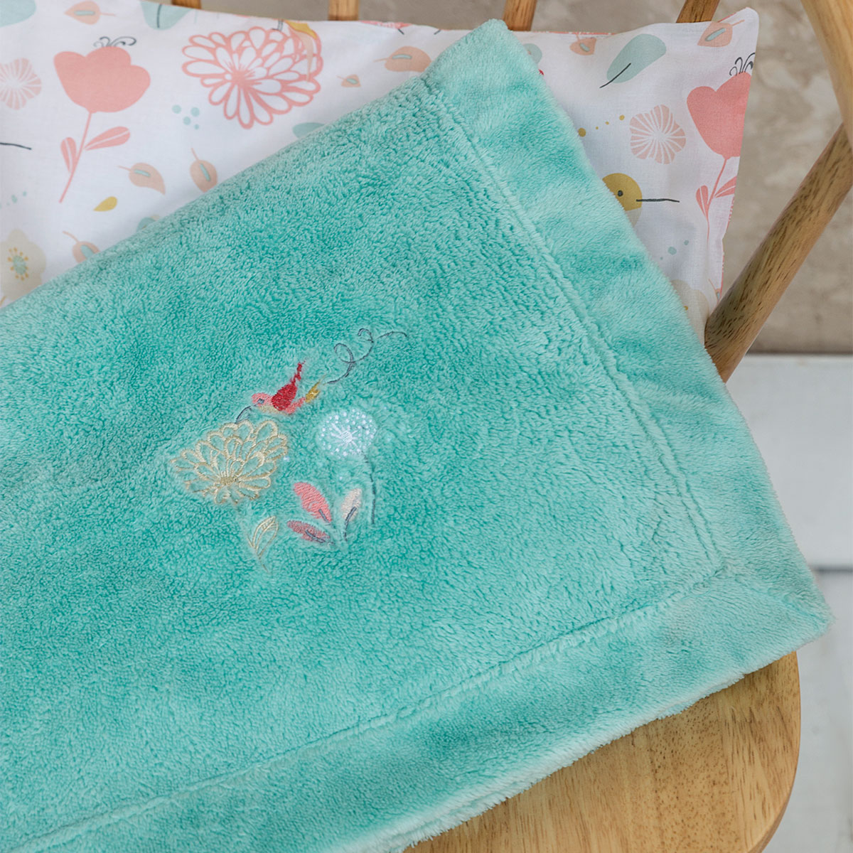 Κουβέρτα Fleece Αγκαλιάς (80x110) Nima Baby Chirp Chirp
