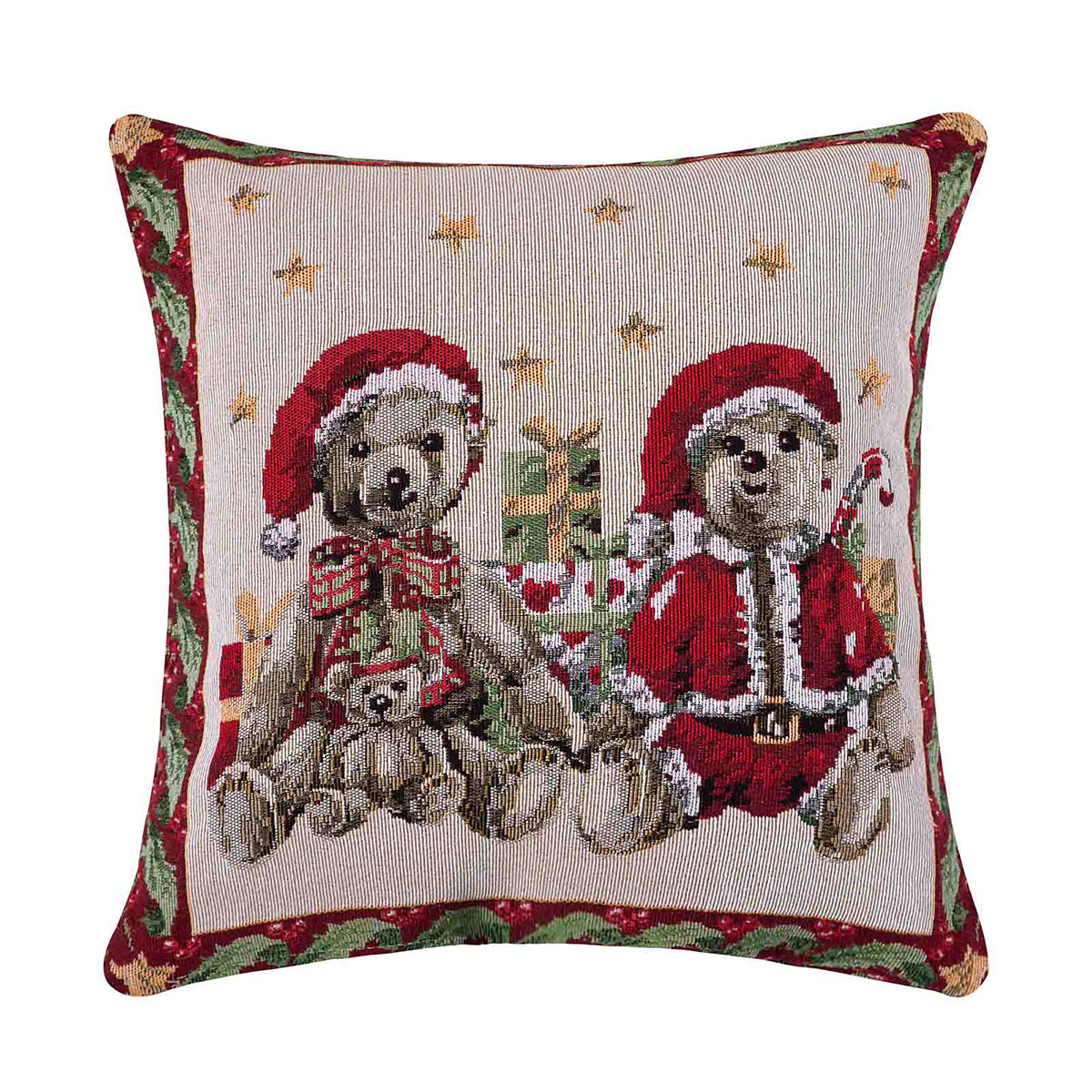 Χριστουγεννιάτικη Μαξιλαροθήκη (45x45) Silk Fashion Xmaspillow4