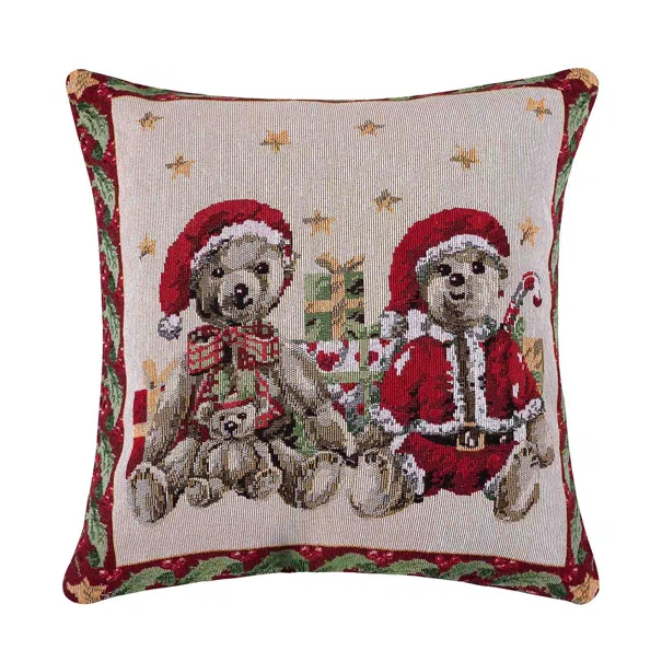 Χριστουγεννιάτικη Μαξιλαροθήκη (45x45) Silk Fashion Xmaspillow4