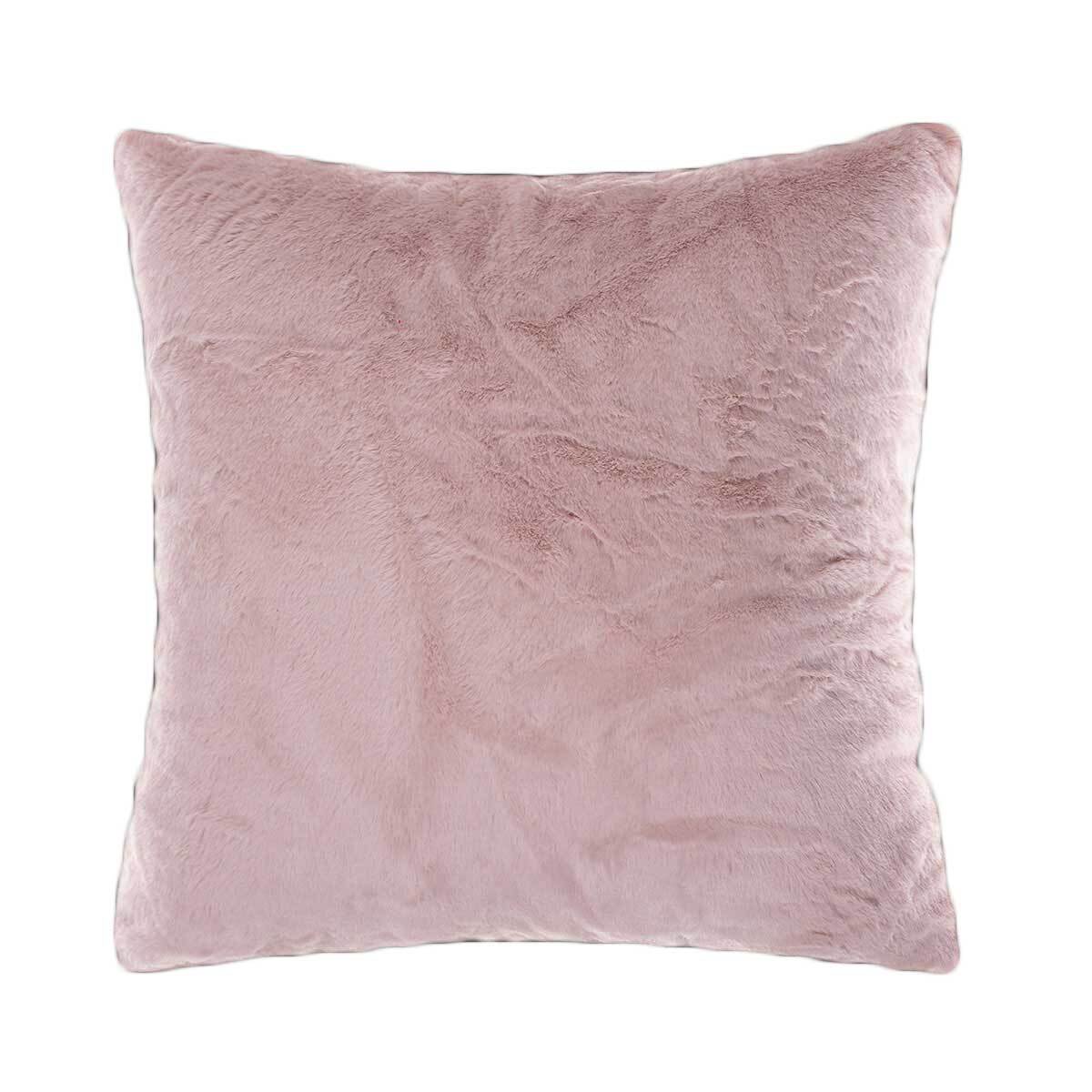 Διακοσμητική Μαξιλαροθήκη Γούνινη (45x45) Silk Fashion NX202 Pink
