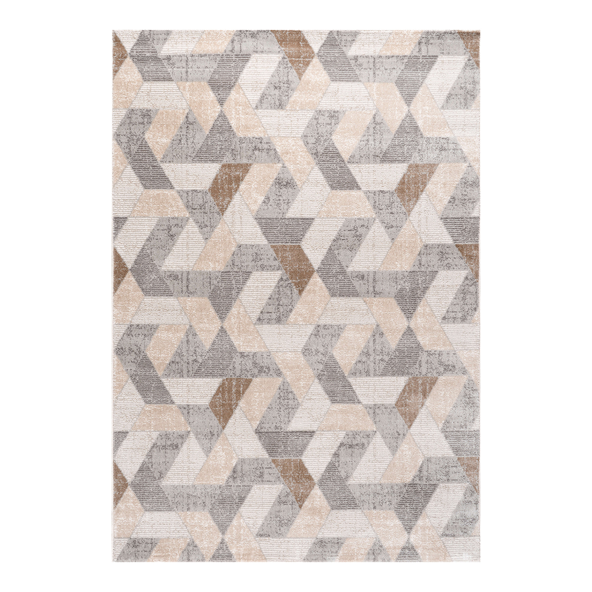 Χαλί (200X290) Polcarpet Estia 3885 L Brown Cream Χαλιά Σαλονιού Χειμερινά Μοντερνα Spitishop