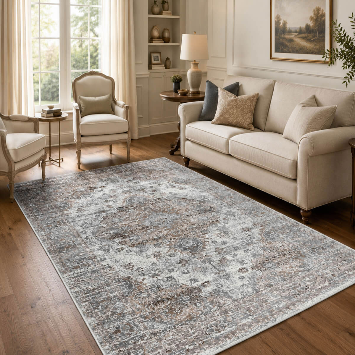 Χαλί (200x290) Polcarpet Estia 2479 L.Grey/Cream