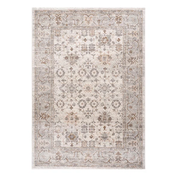 Χαλί (200x290) Polcarpet Estia 2571 D.Grey/White