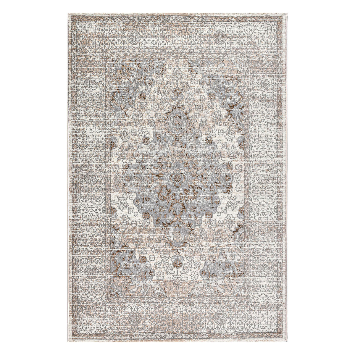 Χαλί (160x230) Polcarpet Estia 2478 L.Grey/White