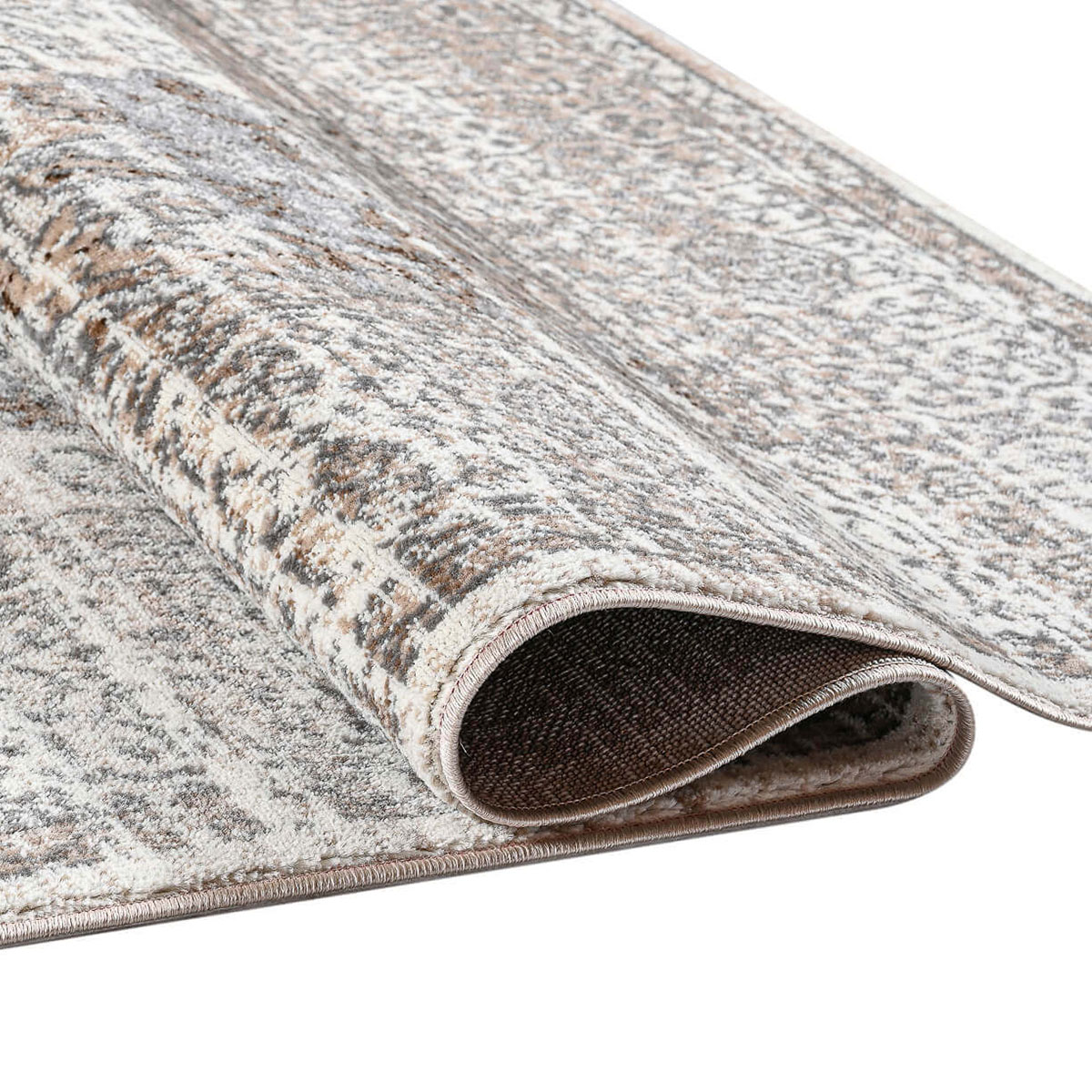 Χαλί (160X230) Polcarpet Estia 2478 L Grey White Χαλιά Σαλονιού Χειμερινά Κλασικά Spitishop