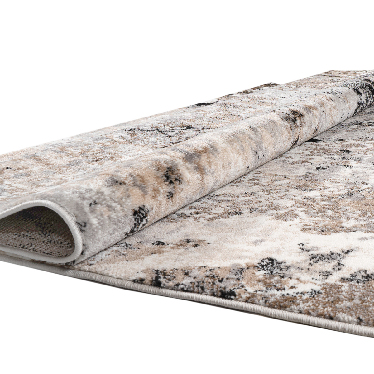 Χαλιά Κρεβατοκάμαρας (Σετ 3τμχ) Polcarpet Estia 4871 Black/Beige