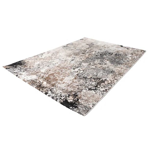 Χαλιά Κρεβατοκάμαρας (Σετ 3τμχ) Polcarpet Estia 4871 Black/Beige