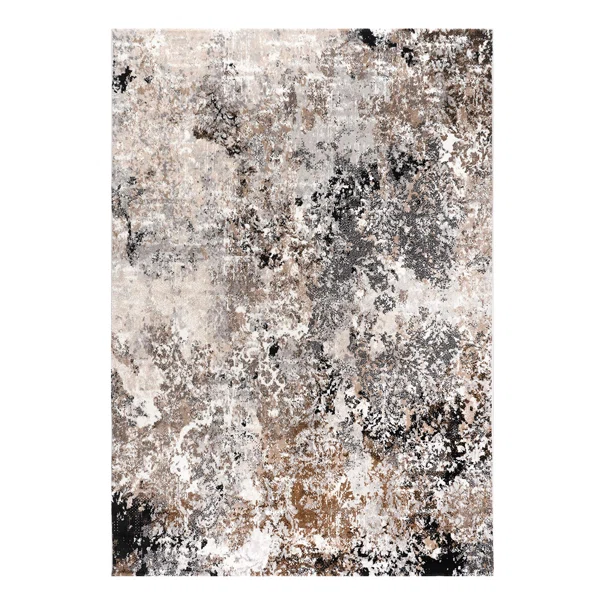 Χαλί (160x230) Polcarpet Estia 4871 Black/Beige